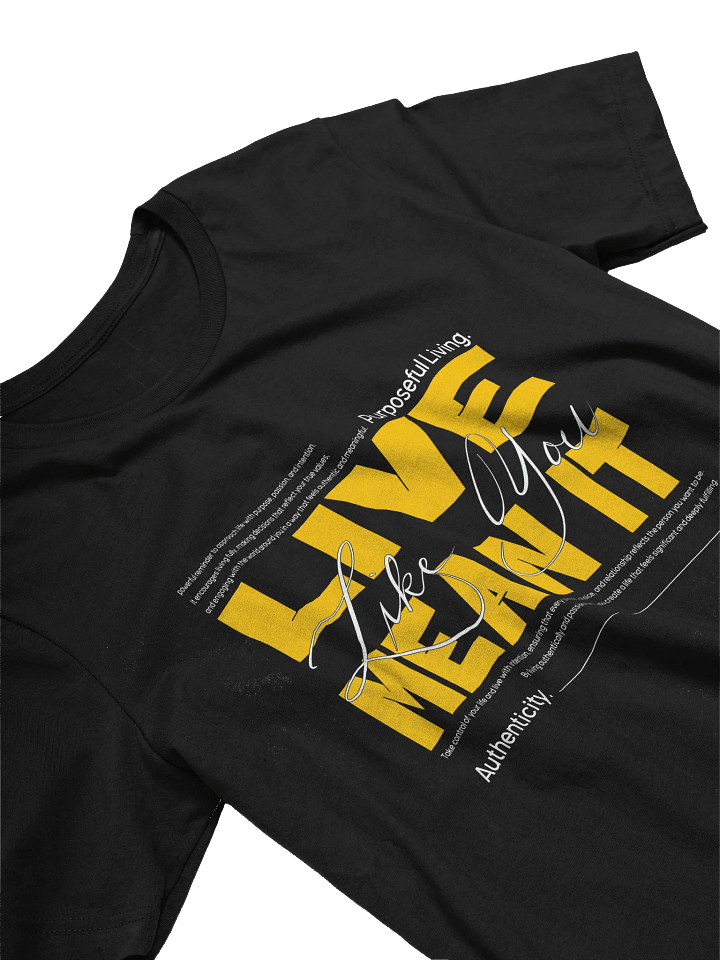 Bold Motivation Yellow T-Shirt product image (2)