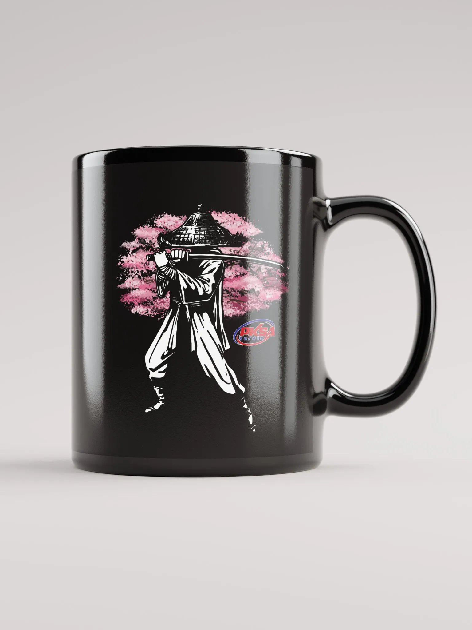 Samurai & Cherry Blossom Mug product image (2)