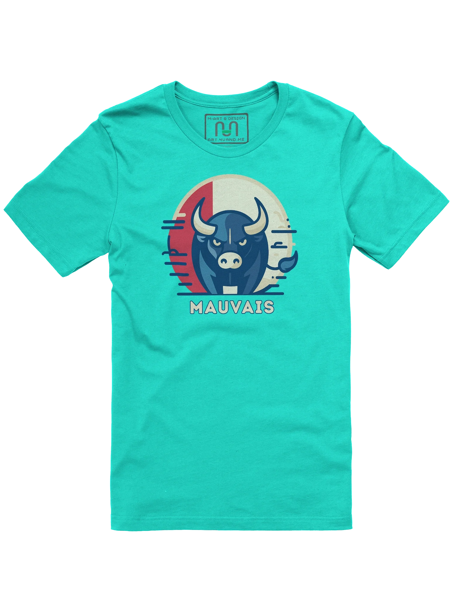 MAUVAIS French Bull Power Tee – Unleash the Beast product image (6)