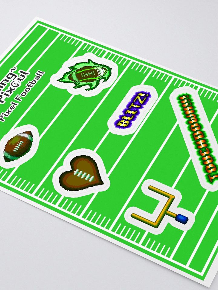 Pixel Football Sticker Sheet product image (2)