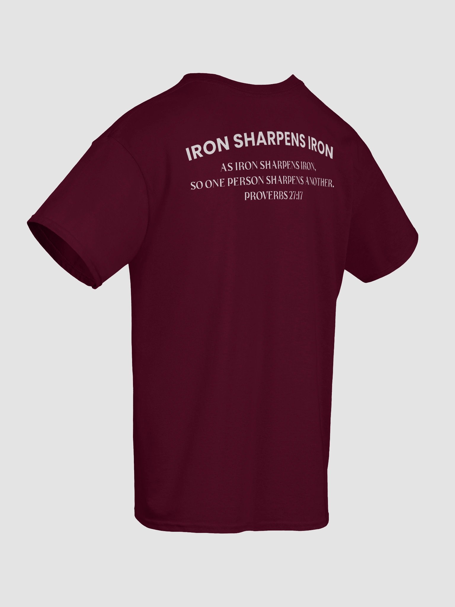 Beards for Jesus - Iron Sharpens Iron - White Logo product image (10)