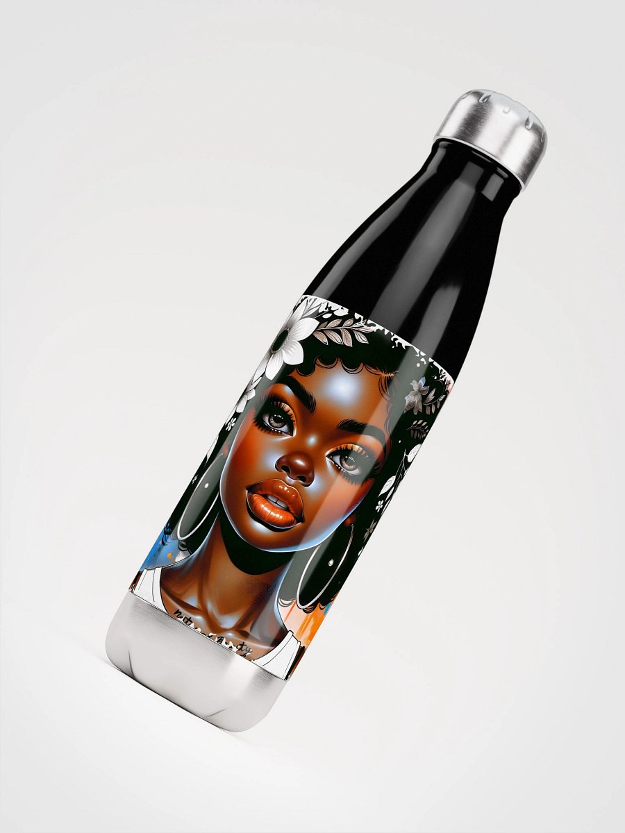 Afro Floral Stainless Steel Water Bottle product image (8)