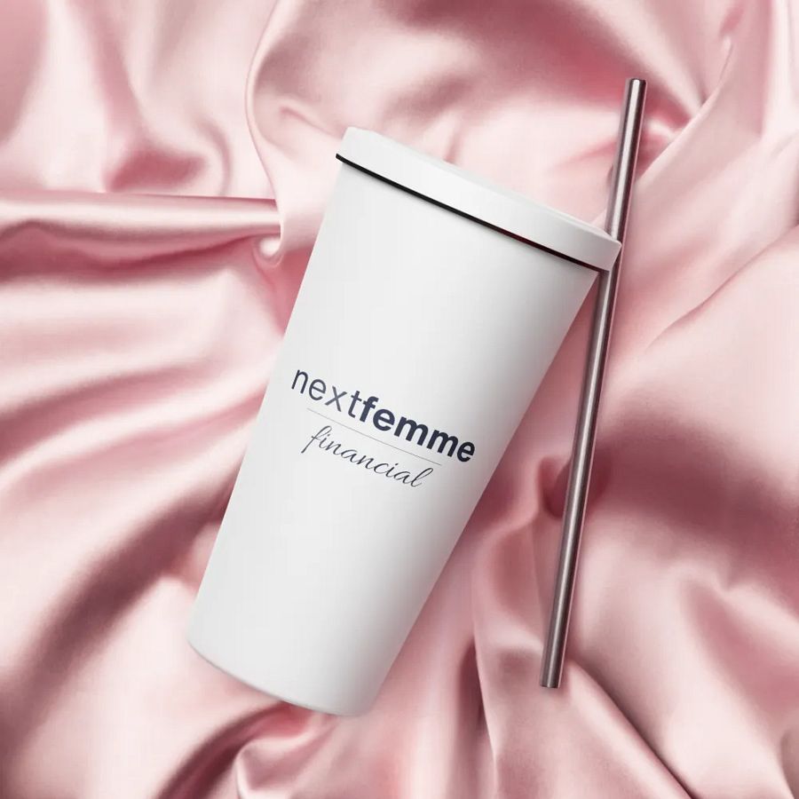 Insulated Tumbler Collection with Straw in Navy Logotype product image (11)