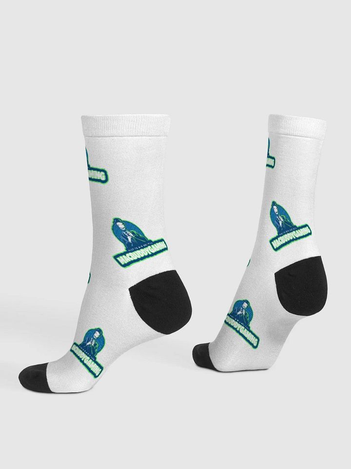 macbuddygaming logo crew socks product image (2)