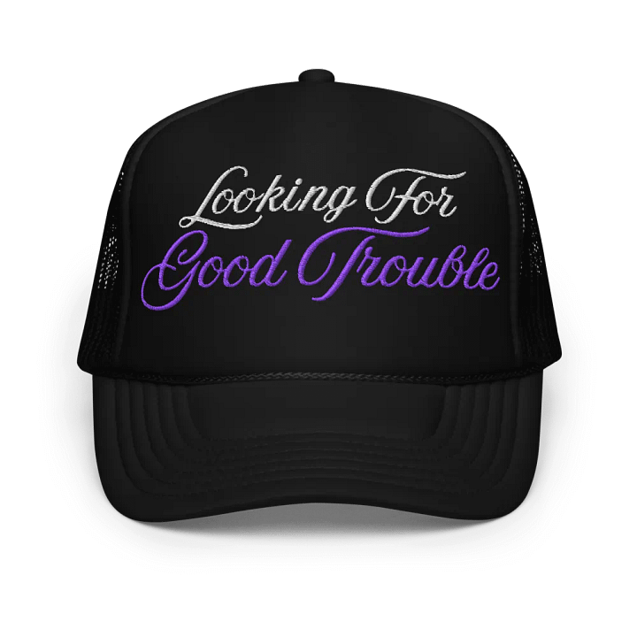 Resistors, Looking for Good Trouble, Black Embroidered Cap product image (1)