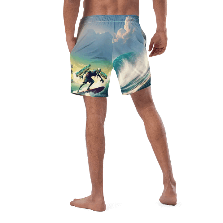 Surfin' Dead All-Over Print Swim Trunks product image (2)