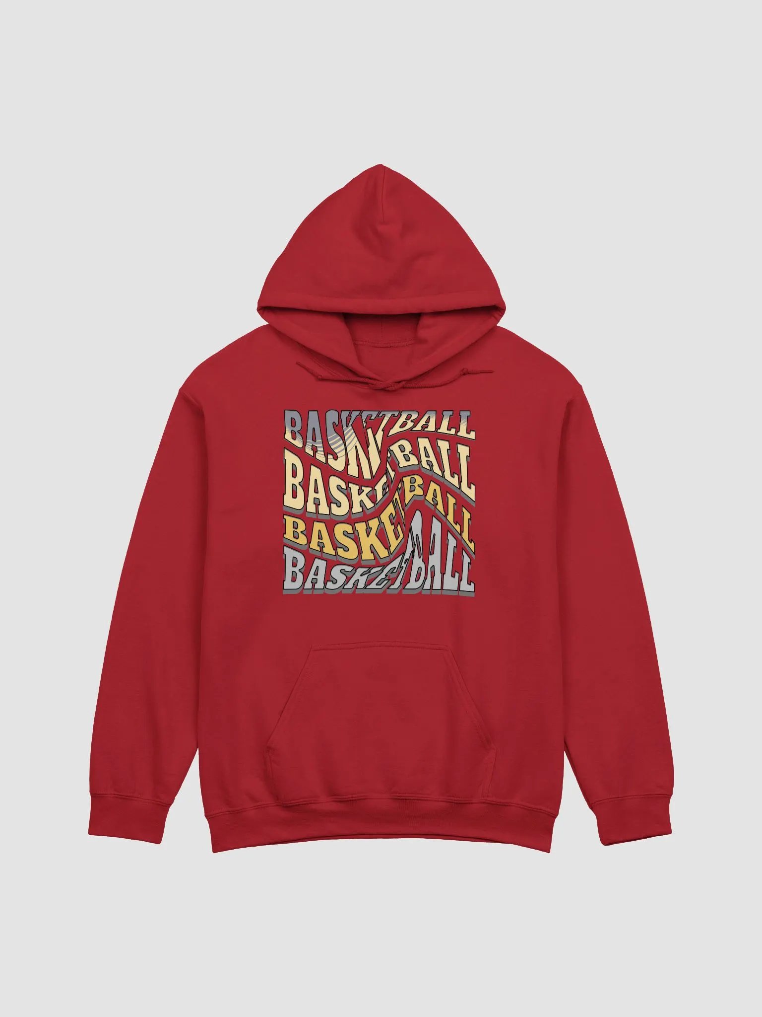 Mess Swirl Basketball Wavy Distortion Hoodie product image (1)
