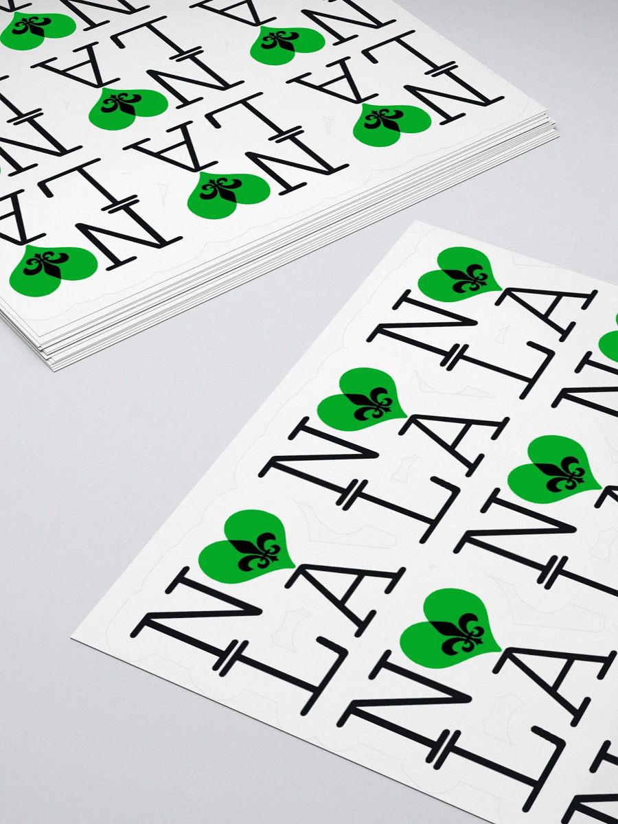 I LOVE NOLA **LEGACY STICKER** (GREEN HEART) product image (4)