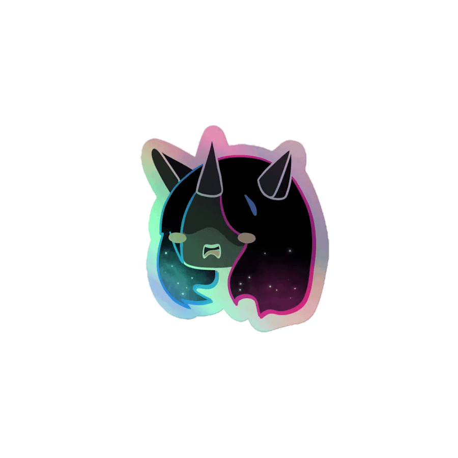 OMG Lewd Holographic Sticker product image (1)