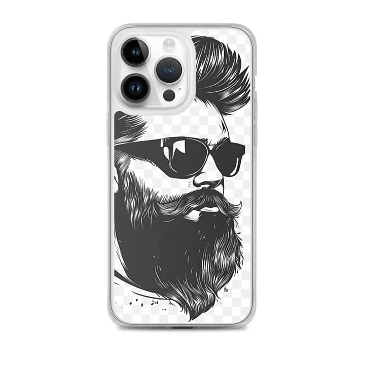 Beard man iPhone Logo for all series product image (2)