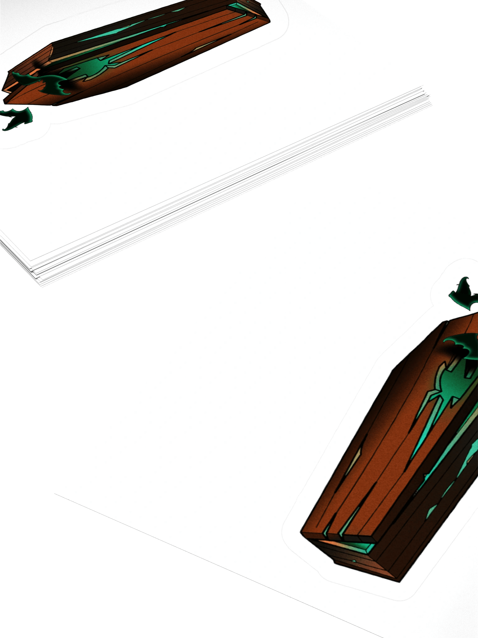 Coffin - Kiss Cut Stickers product image (15)