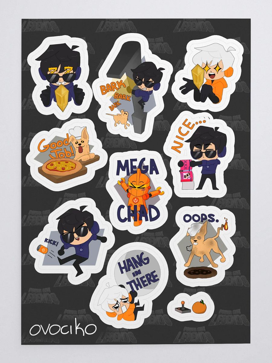 Power Guy Legends Sticker Sheet product image (3)