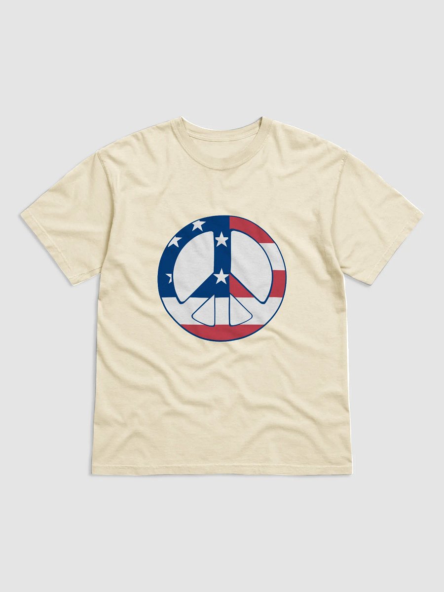 Peace T-Shirt Mens Creme product image (3)