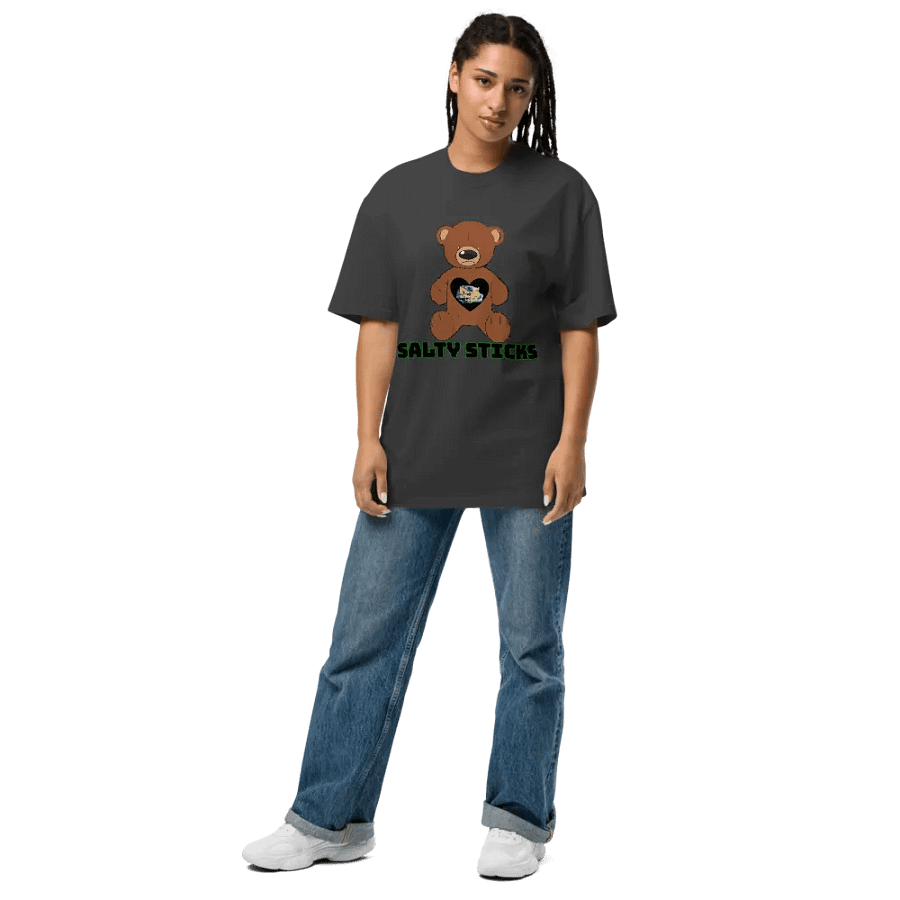 Salty Sticks Brian Bear (Logo 2 Heart) product image (7)