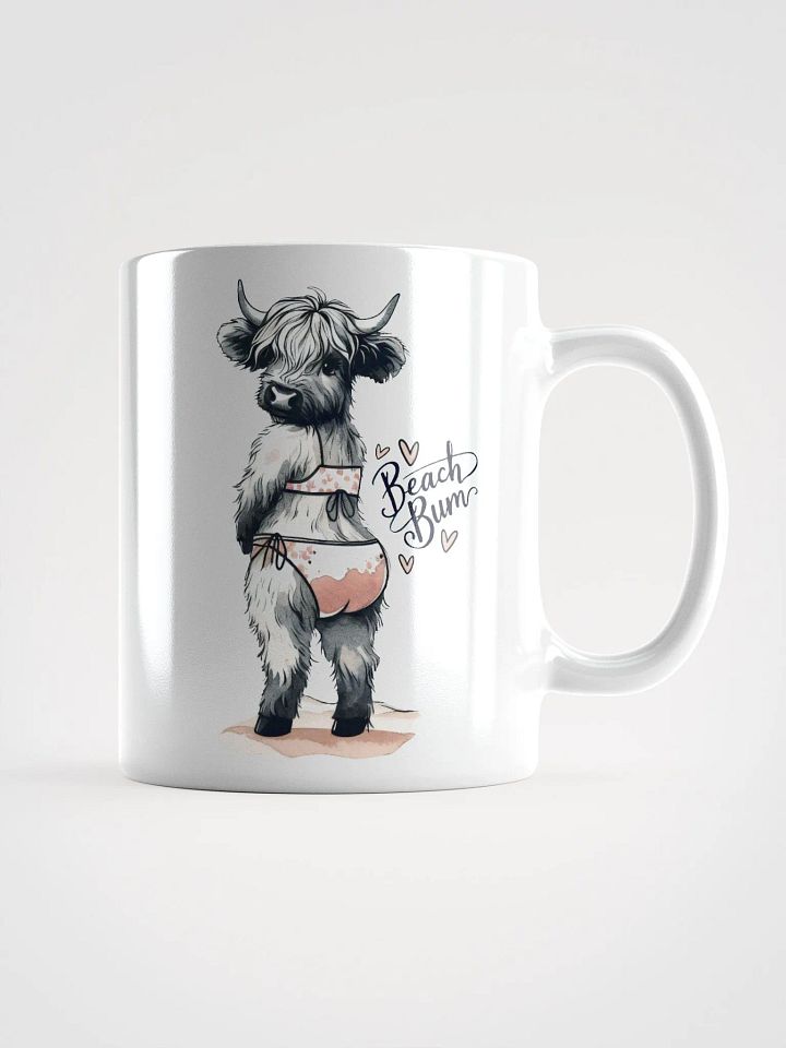 Bikini Beach Bum Highland Cow Mug product image (3)