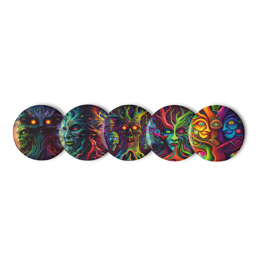 Tree Spirit Set of Pins (5) product image (1)