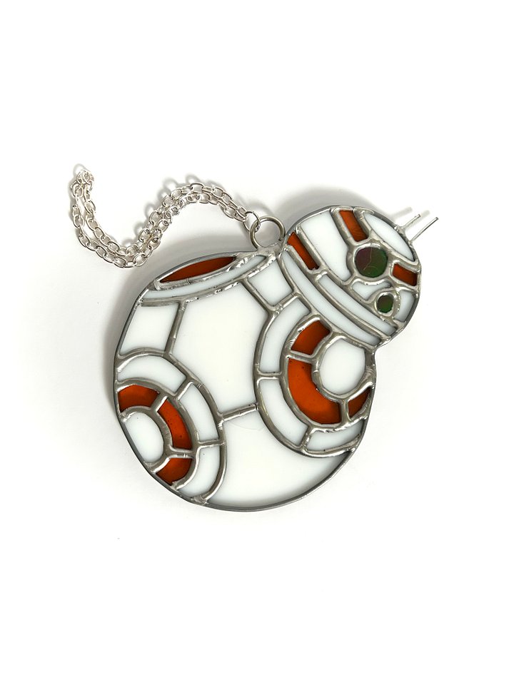 BB-8 Stained Glass Suncatcher product image (1)