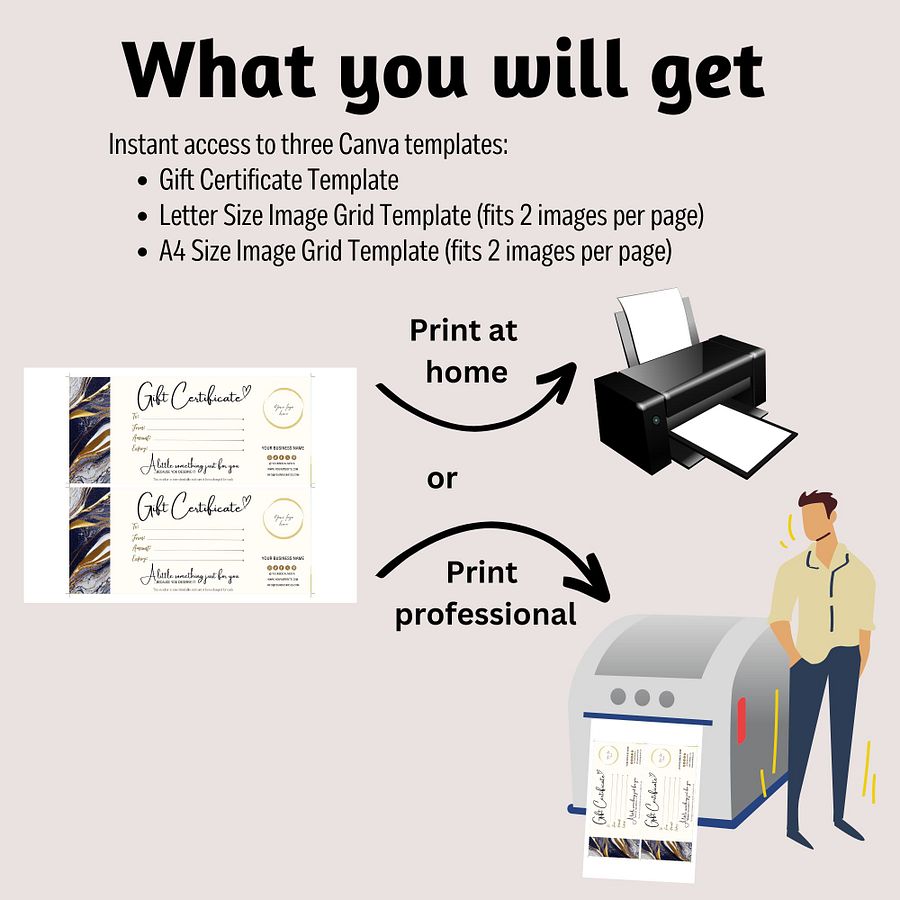 Aurelia - Gift Certificate Template product image (5)