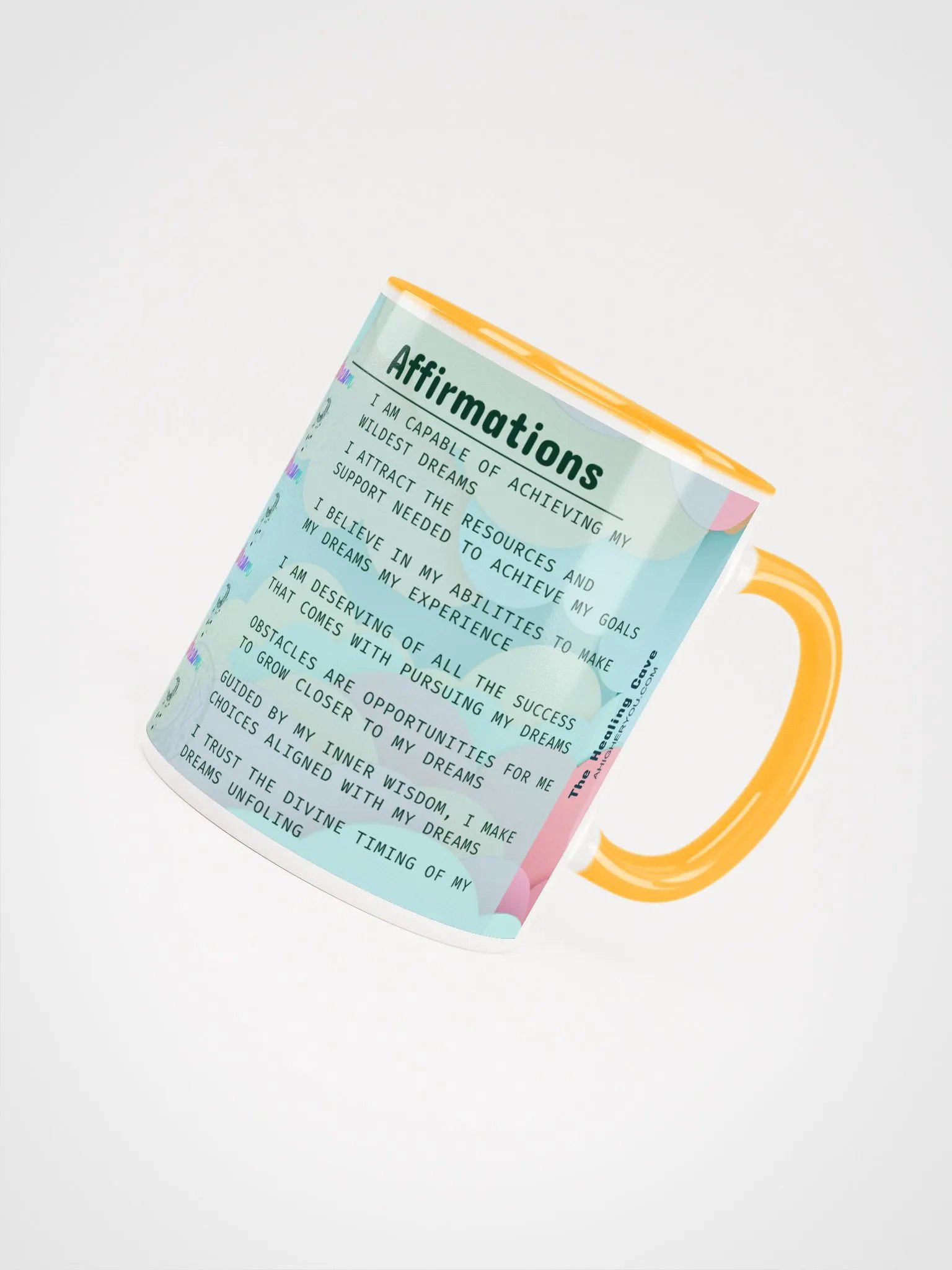 Dream Big Affirmations Ceramic Mug product image (4)