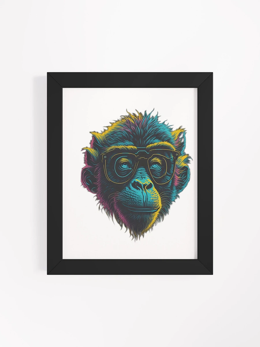 Neon Monkey Glasses Framed Poster product image (116)