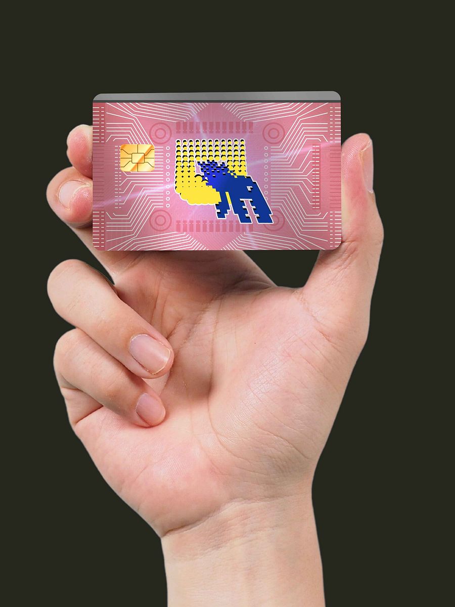 Digimon Tamer Pink Card (Holographic) product image (2)