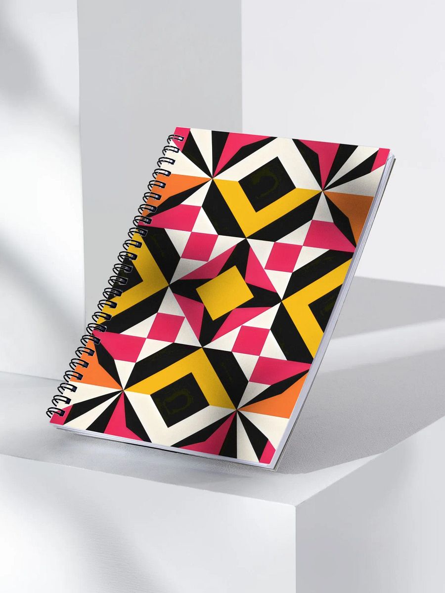 Geometric Harmony Spiral Notebook product image (3)