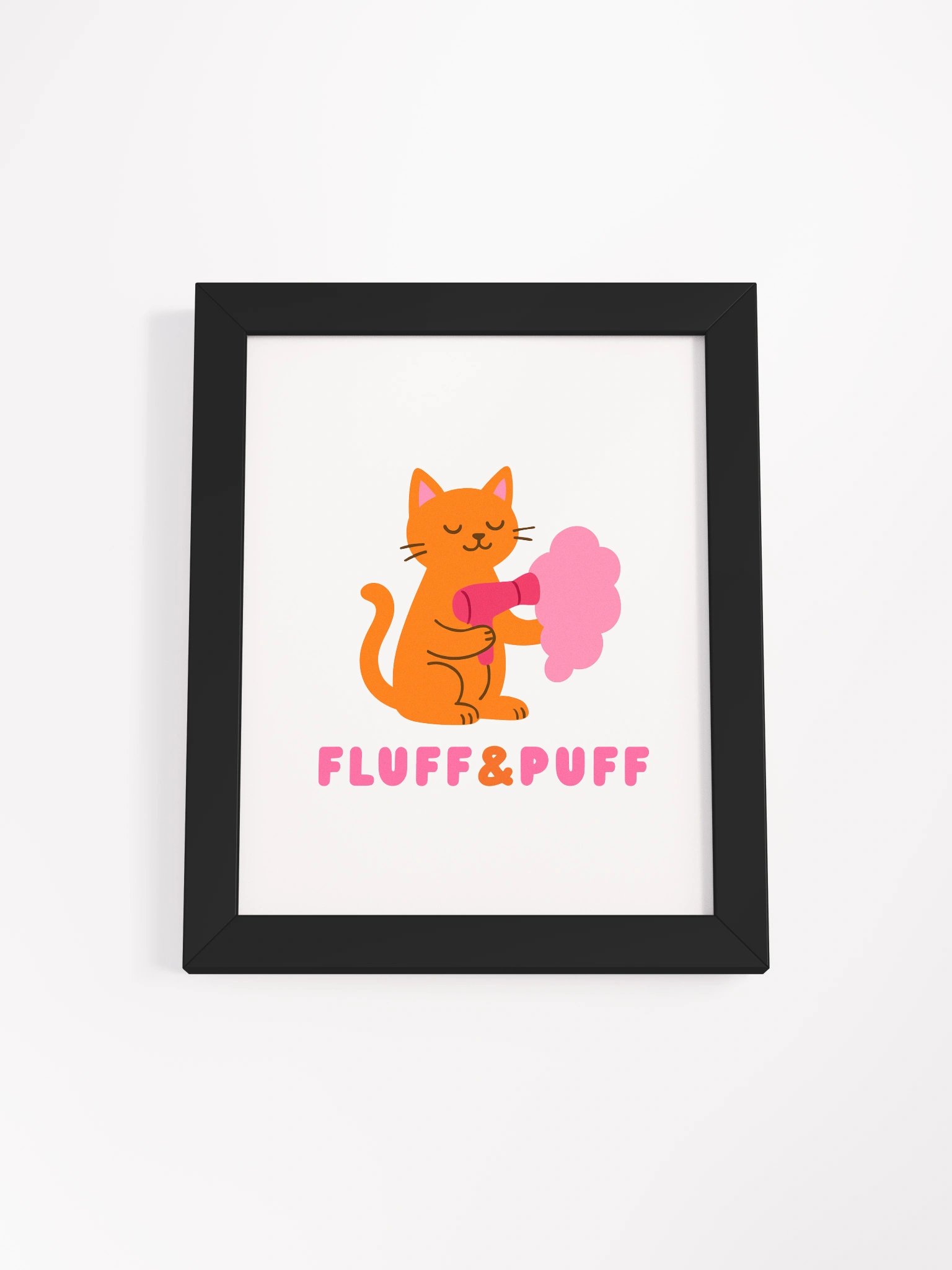 Fluff & Puff Framed Artwork - Pawcasso Collection product image (11)