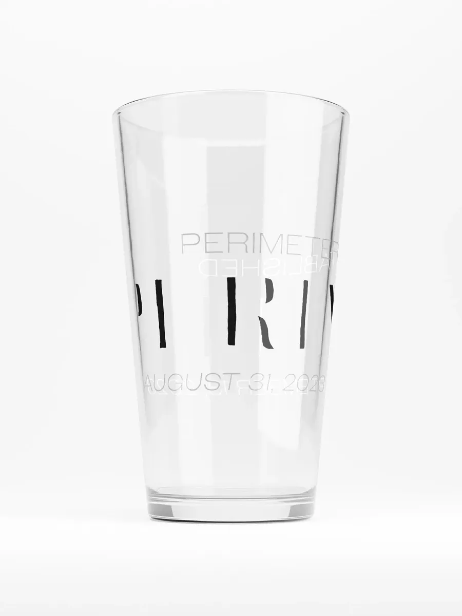Perimeter | Pint Glass by Nik the Hat product image (5)