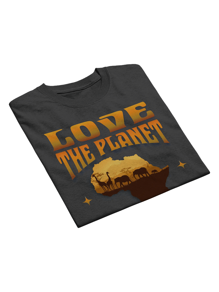 Love The Planet, Love Africa, African Wildlife Sunset T-Shirt product image (26)
