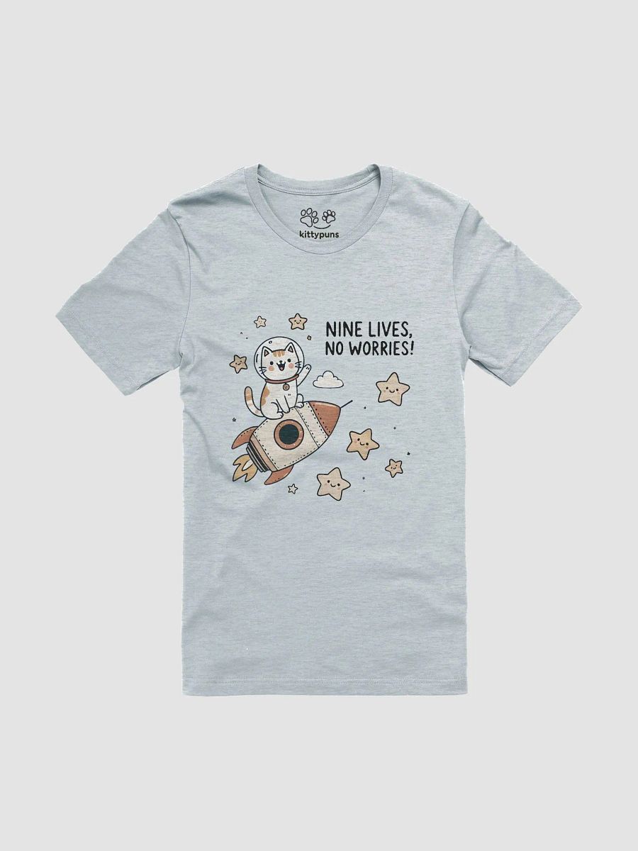 Nine lives, no worries t-shirt 1 product image (1)