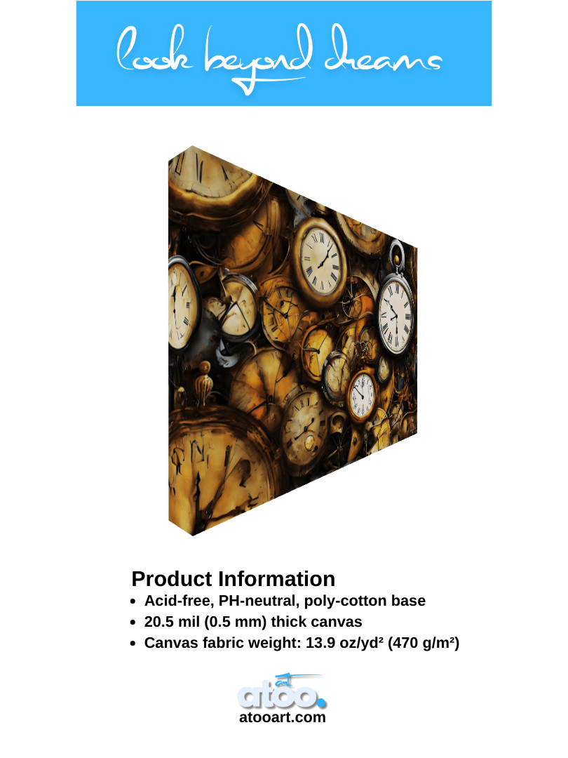 Time Confusion-14 | Canvas Artistic Wall Painting product image (7)