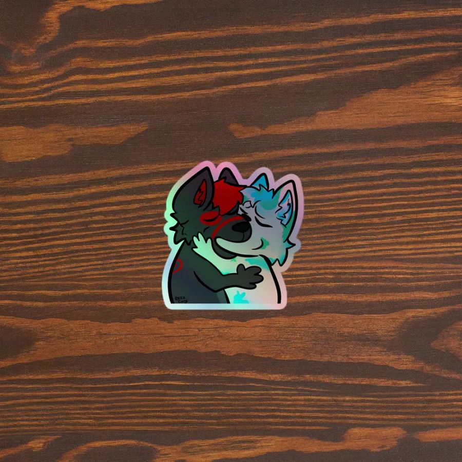 Mwah Holographic Sticker product image (5)