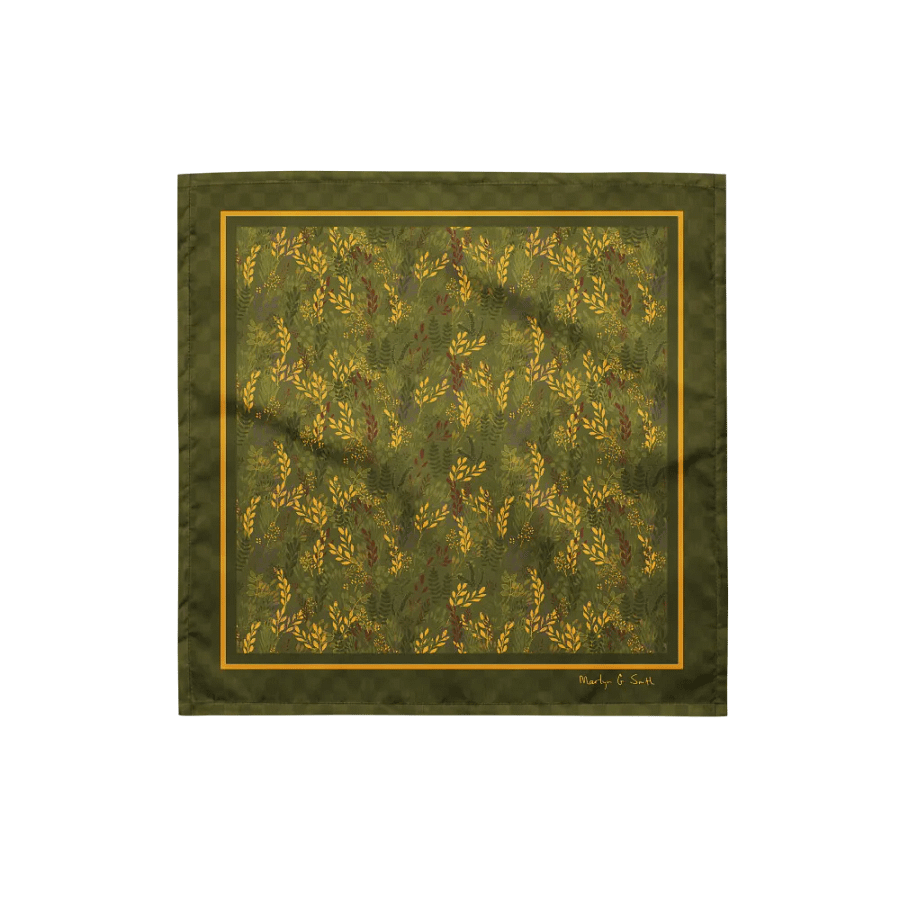“Moving Meadows” Bandana in Green product image (1)