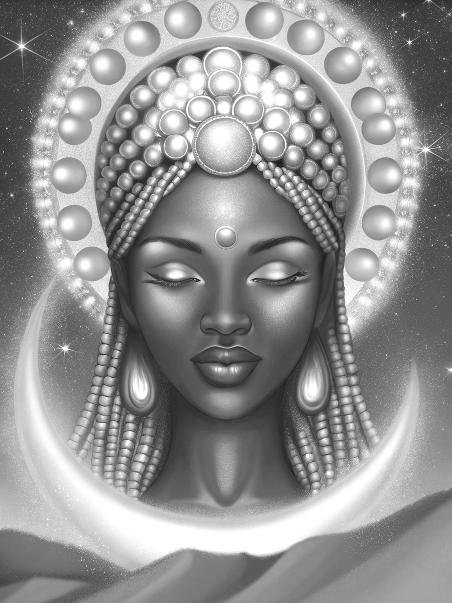 Grace and Strength The Beauty of African Women in Art - Celestial Goddess product image (7)