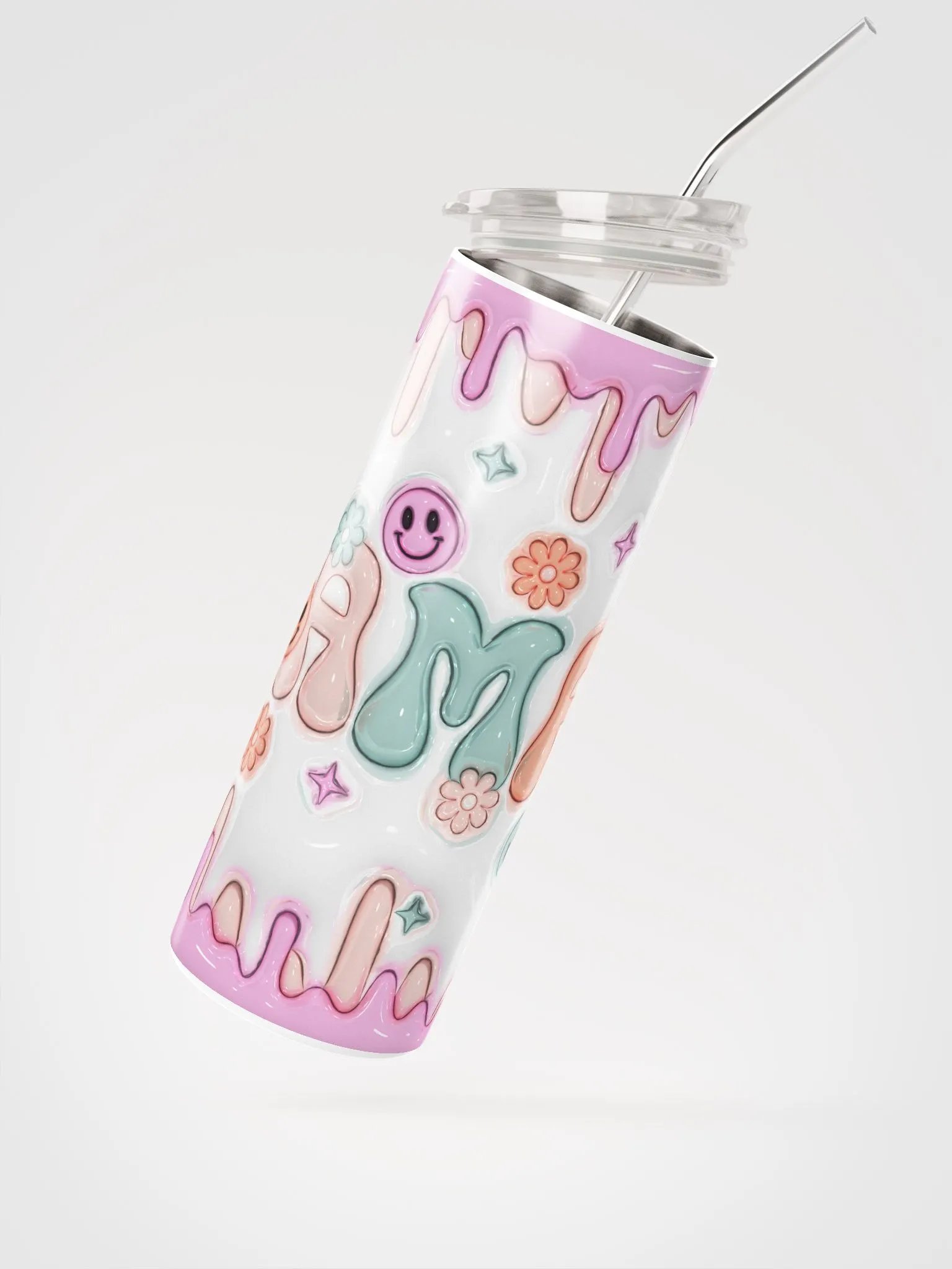 MAMA Floral Bliss Tumbler: Sip in Style! product image (3)