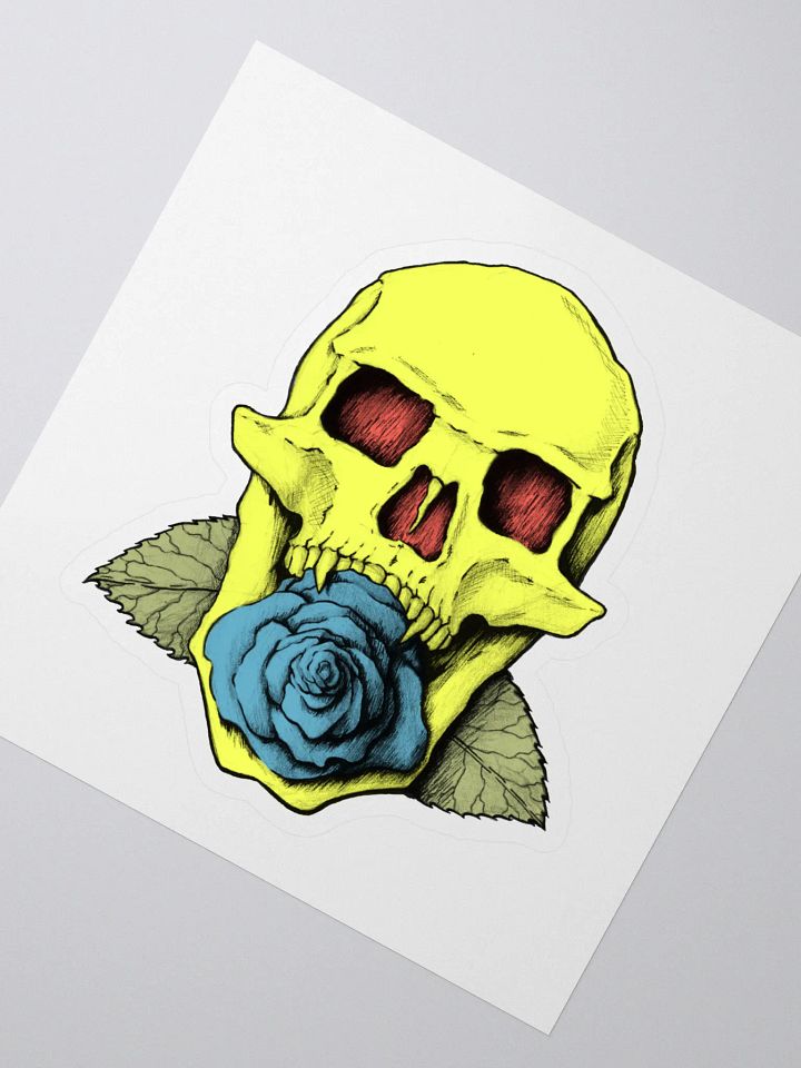 Neon Skull Sticker product image (2)