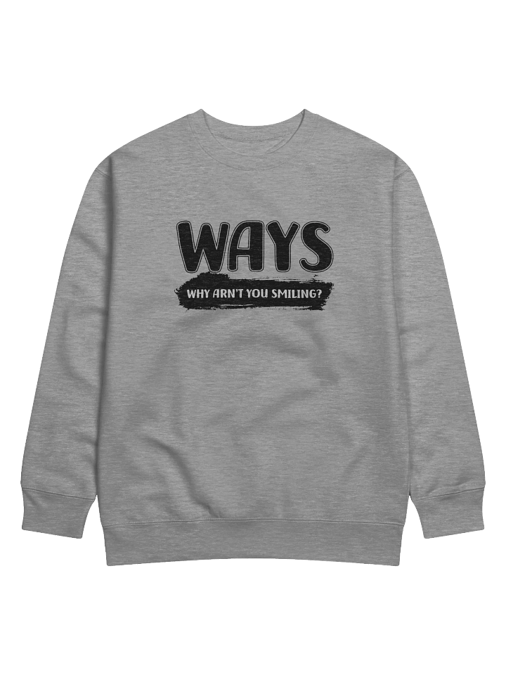 Smile Statement Cotton Sweatshirt product image (5)