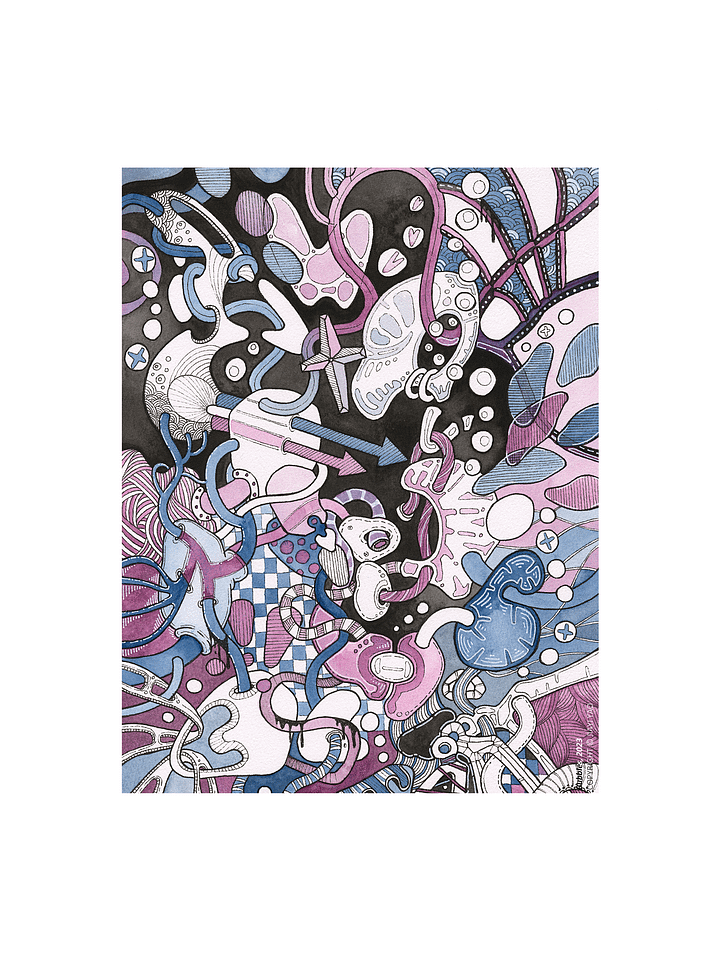 Bubbles - Original Art Print product image (1)