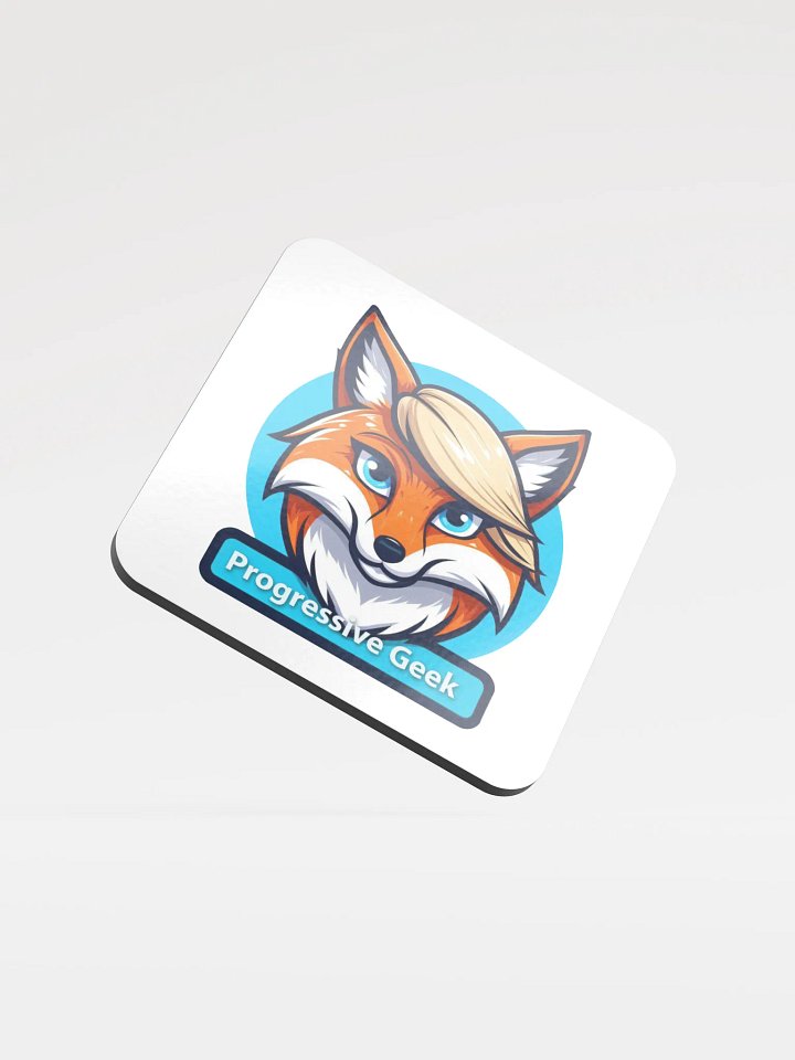 Progressive Geek Logo Cork Coaster product image (1)
