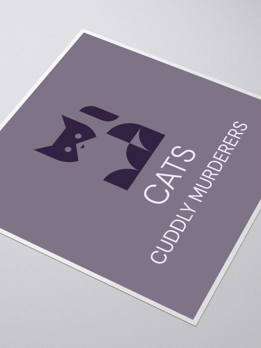 Cats Cuddly Murderers Kiss Cut Stickers product image (7)