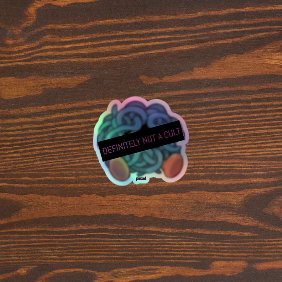 Definitely Not a Cult - Holo Sticker product image (3)