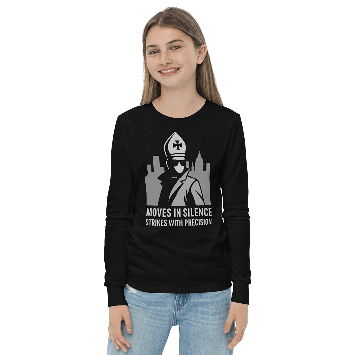 Moves in Silence - Youth Long Sleeve T-Shirt product image (2)