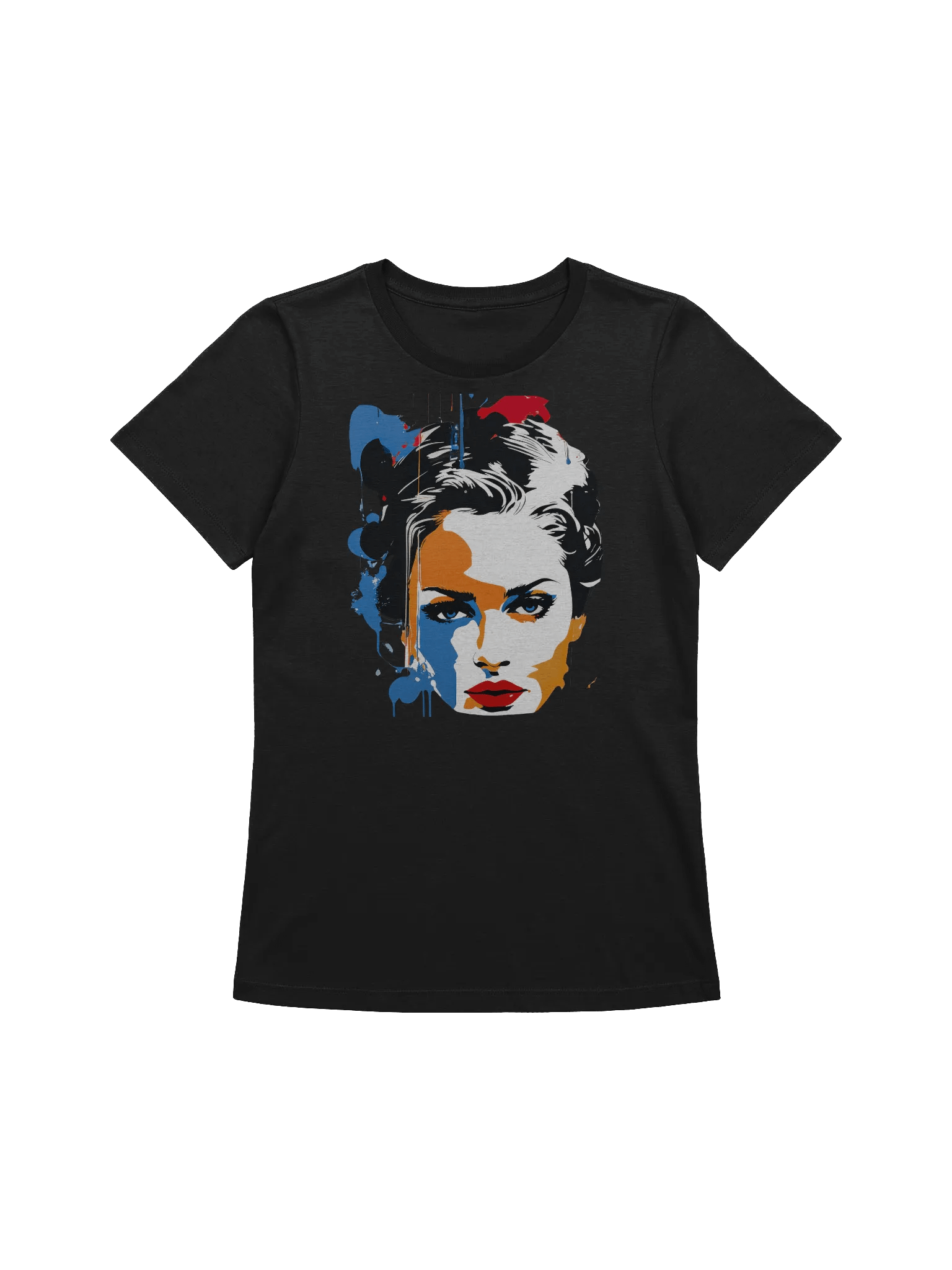 Abstract Girl - Bella Canvas Women's Supersoft Relaxed-fit T-Shirt product image (2)