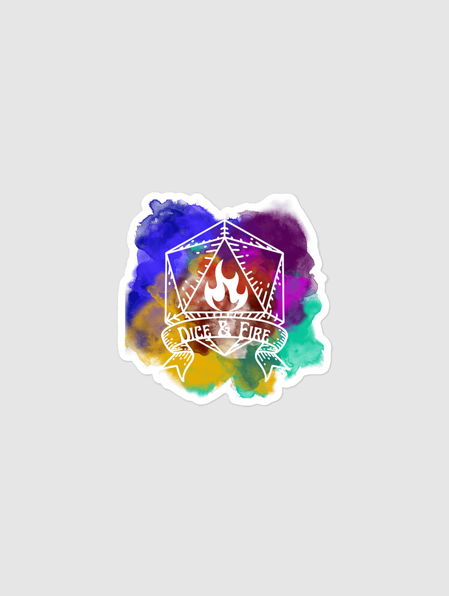 Dice and Fire Sticker product image (1)