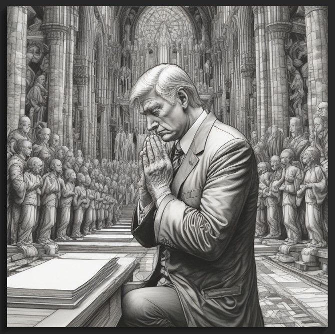 Prayers of Donald - LIMITED EDITION METAL PRINT product image (1)