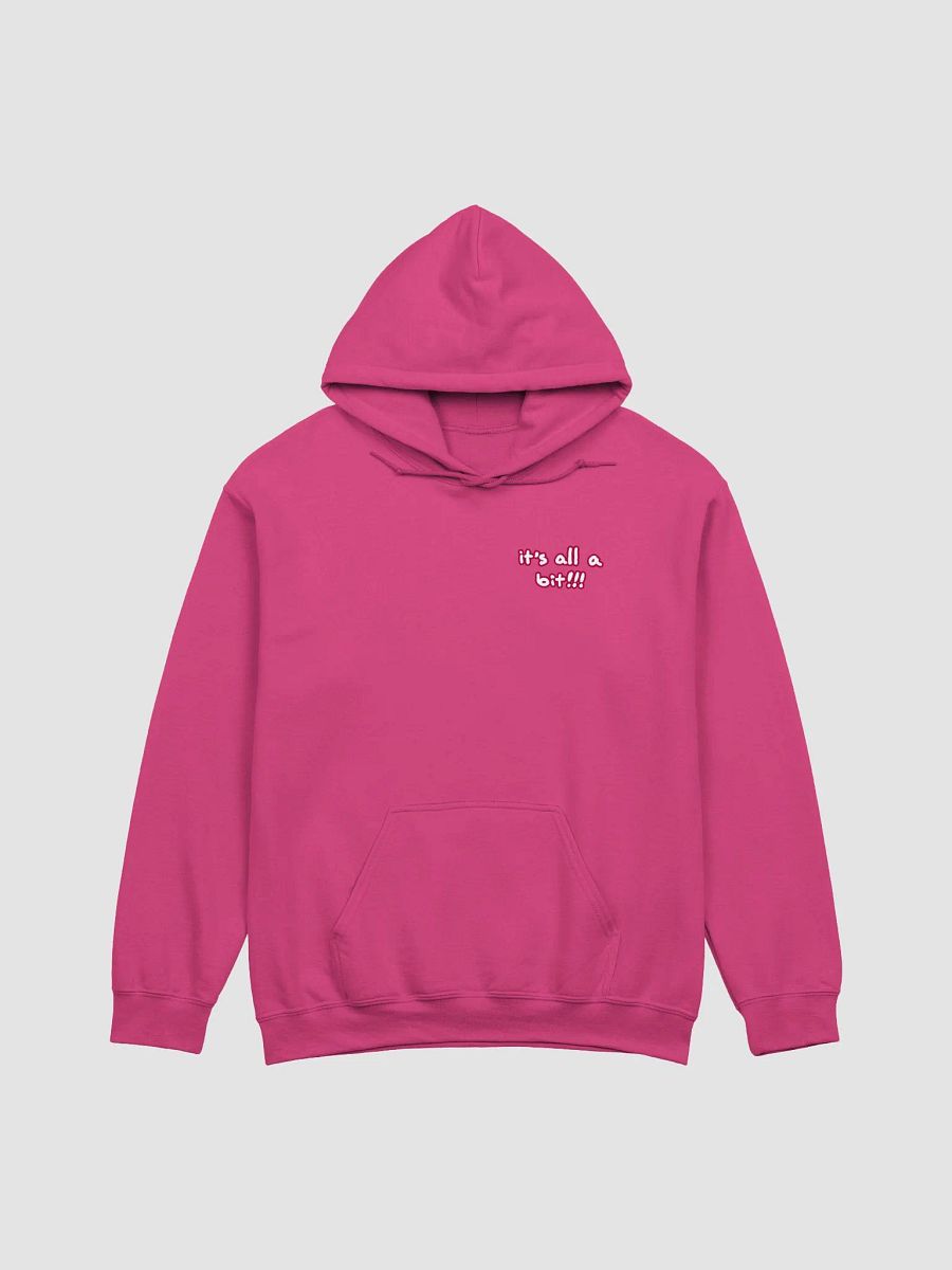 “It’s all a bit!!!” (sm. lined design, #A6073C) classic hoodie product image (38)