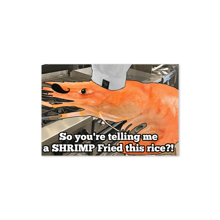 Shellby The Shrimp Waifu Greeting Card product image (4)