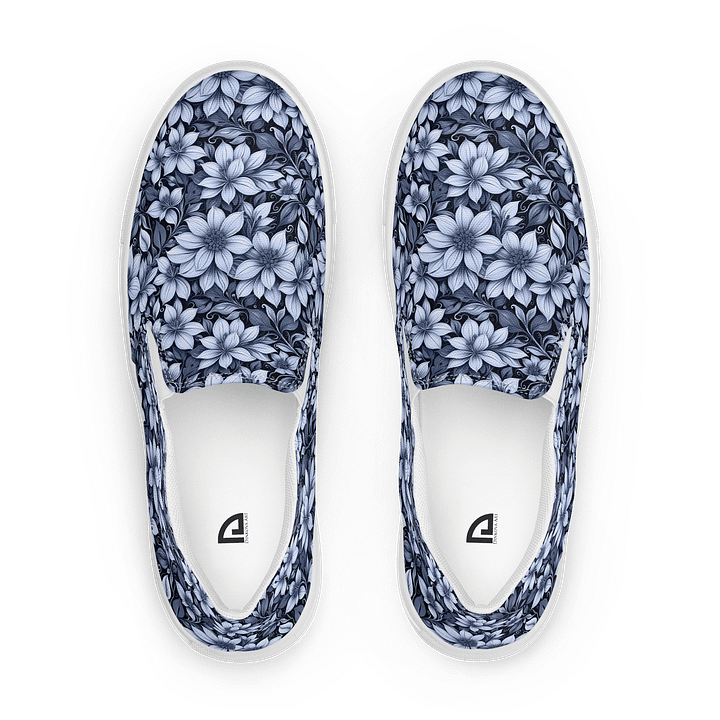 Indigo Flowers Canvas Shoes product image (1)