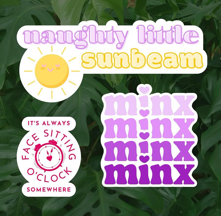 Wallflower in Bloom Vinyl Stickers product image (1)