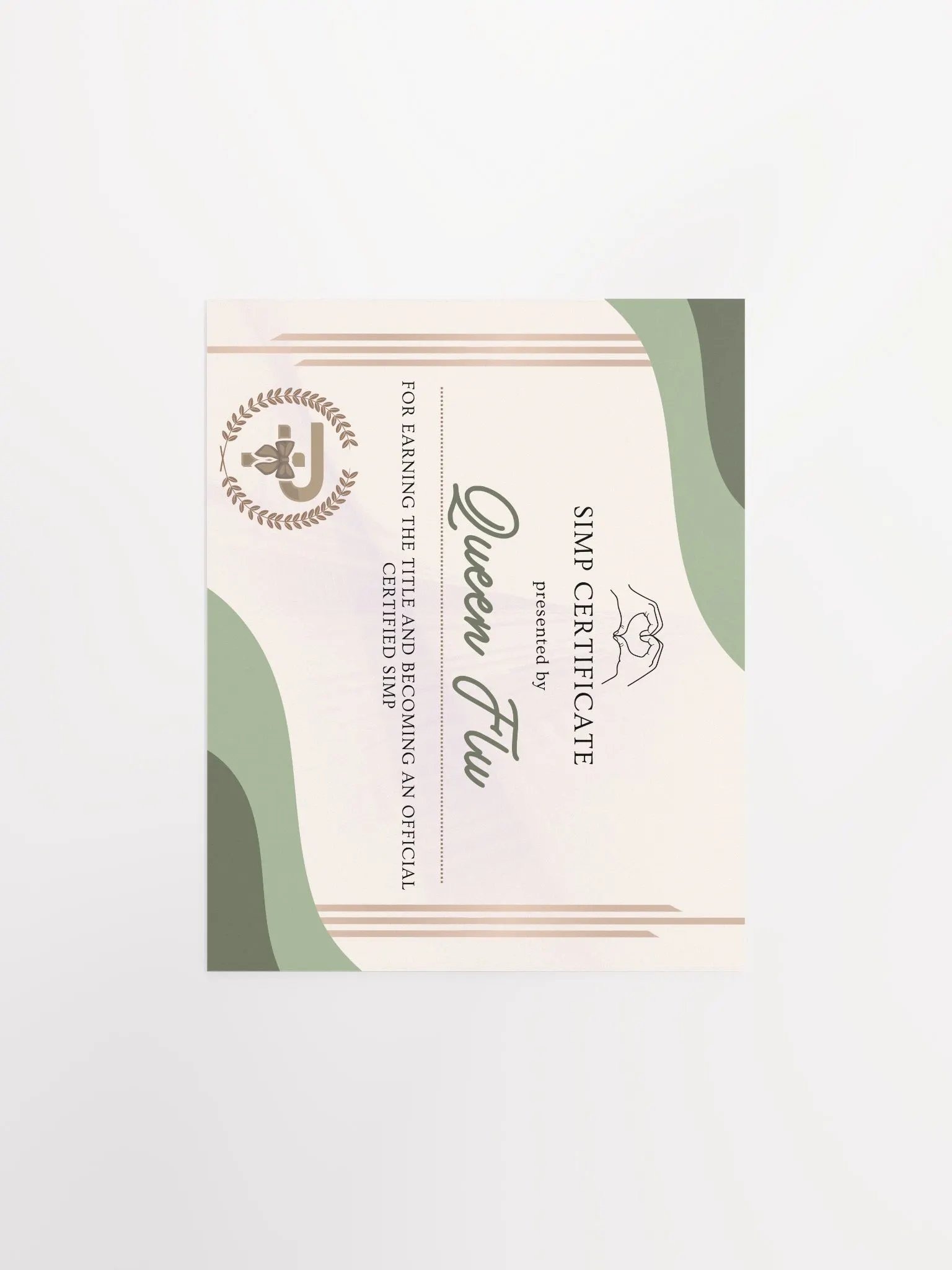 Official Simp Certificate product image (1)